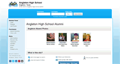 Desktop Screenshot of angletonhighschool.org