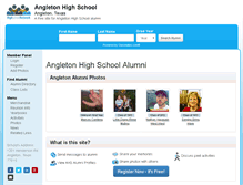 Tablet Screenshot of angletonhighschool.org